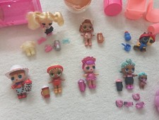 LOL Dolls Bundle Accessories inc hair goals insta gold boy pet baby sugar queen