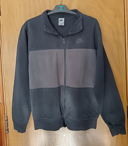 Nike black grey 2pc tracksuit - black/grey,
