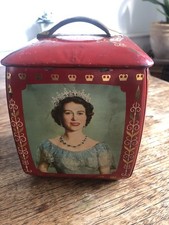 Queen Elizabeth II Coronation Toffee Tin Edward Sharp