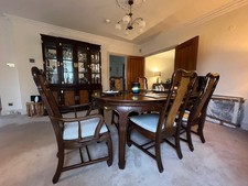 Stunning dining room table, chairs and dresser in Singapore Ash