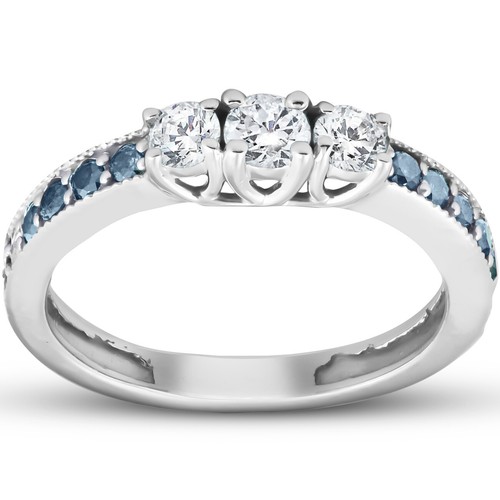 Blue white diamond - white,