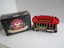 San Francisco Cable Car Musical Trolley,With Original Box,Christmas display