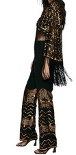 Nasty Gal Black Gold Sequin