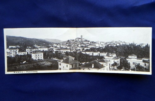 1936 rare double - , postcard