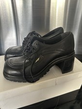 Rare Vintage Wrangler Black Wedge Shoes  Size 4 Never Worn. Cool for school  