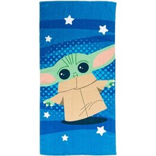 Star Wars Yoda The Mandalorian Bath Beach towel 140 x 70 cm 100% COTTON