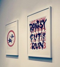 BANKSY CUT AND RUN SET POSTERS