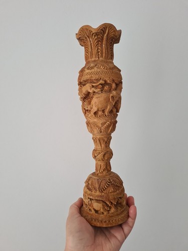 Carved indian banaras wood - carved,