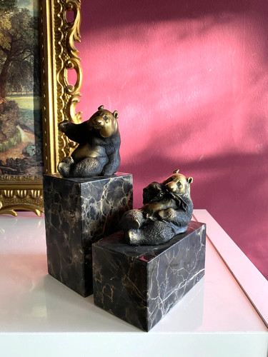 Bronze sculpture together - sculpture, 2