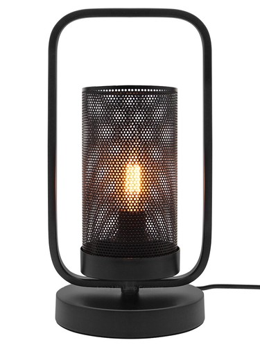 Vintage industrial table lamp - table,