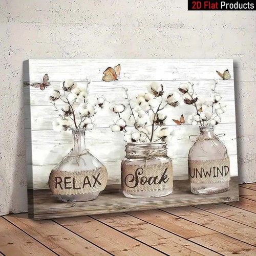 Canvas bathroom wall art - canvas,