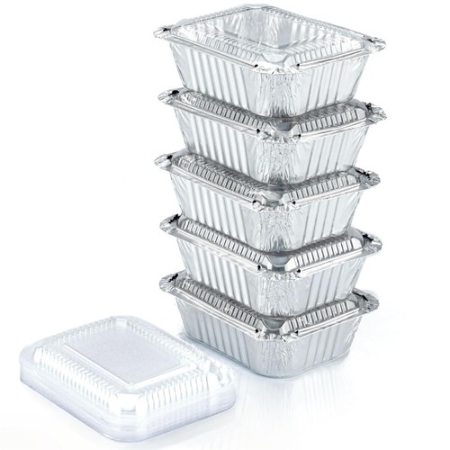 Aluminum pans - pack), lb