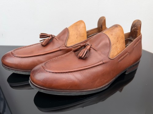 Clarks slip tan leather - slip, on