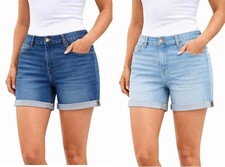 Womens Boyfriend Shorts Ladies
