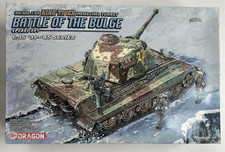 Dragon Battle Of The Bulge King Tiger - 1:35 Scale Tank Model With German Paras