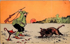 Vintage Illustrated Hunting
