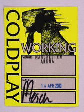 Coldplay Pass Ticket Chris