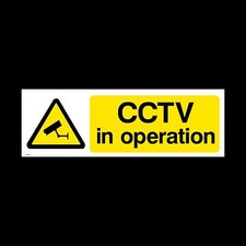CCTV Sign, Sticker - All Sizes