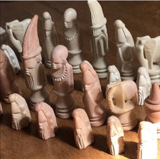 African Soapstone Chess Set