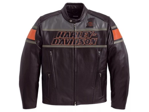 Men biker leather jacket - biker,
