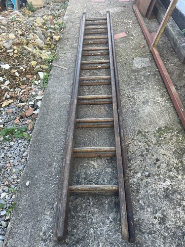 Old wooden ladders solid 10 - old, ladders.