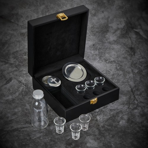 Pewter communion set delux - communion,
