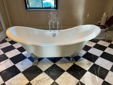 cast iron slipper bath used
