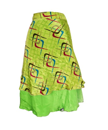 Knee length sari silk - silk, wrap