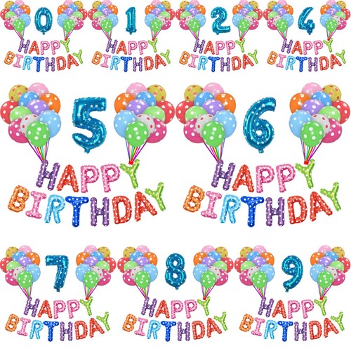 Multi shade happy birthday - shade,