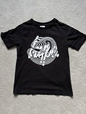 Hype Black T-shirt 7-8 Years