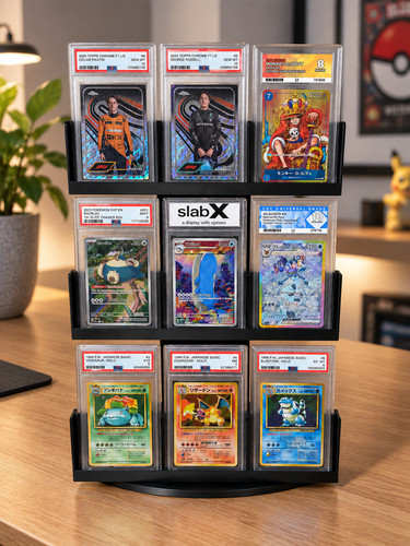 Graded card slab display - card,