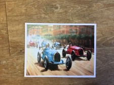 Tazio Nuvolari & Achille Varzi 1933 Monaco GP By Tony Smith