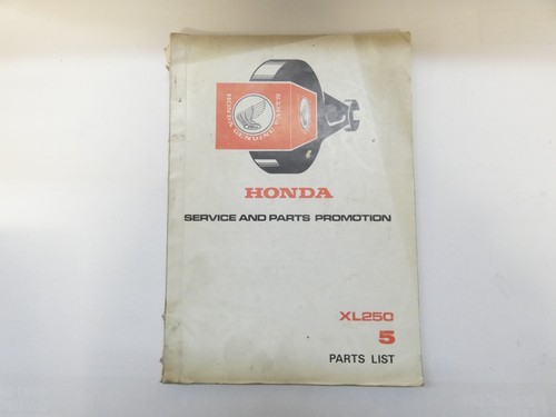 Genuine honda xl250 - honda, service