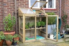 Wooden Garden Greenhouse -