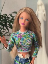 1998  Tie Dye Barbie Doll Mattel Bob Mackie Face Mould 