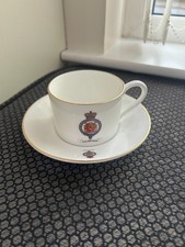 ROYAL YACHT BRITANNIA COLOUR CREST CUP AND SAUCER