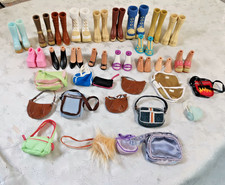 Bratz Fashion Dolls Shoes, Sandals, Boots, Feet & Handbag  Bundle (C)