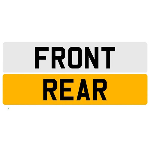 Registration plates premium - registration,