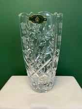Lead Crystal Barrel Vase 24%