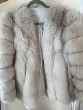 Women's Real Fur Coat Size 12