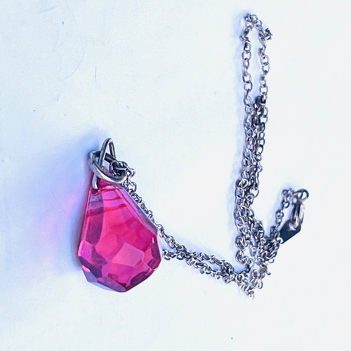 Art deco raspberry red swirl - raspberry,
