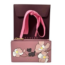 RADLEY Purse Leather Medium Bifold Walle -Coin Street Magnolia -Gift Bag RRP £79