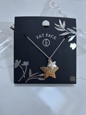 Fat Face Long Silver Plated