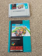 Super Mario Kart SNES PAL Game