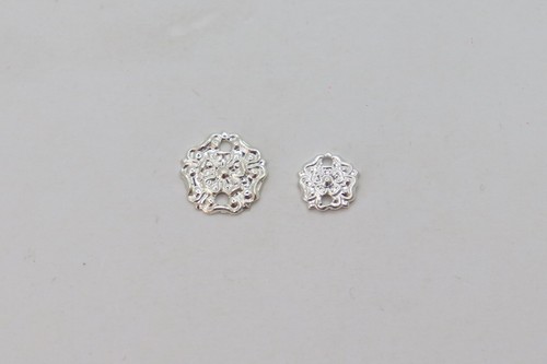 Standard silver rosettes for - standard,