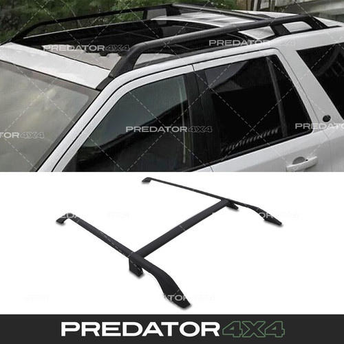 Full length black roof rack - black,