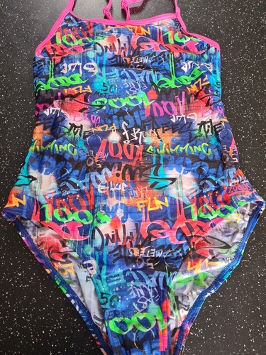 Zoggs graffiti swimsuit age - swimsuit,