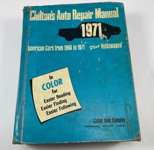 1971 chiltons auto - 1971,