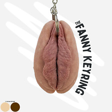 novelty vulva keyring joke fanny vagina