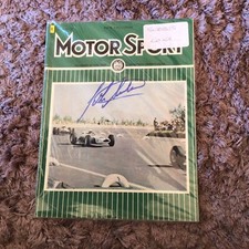 Motorsport magazine signed by - ,